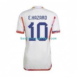 Belgien Eden Hazard 10 Män Borta Fotbollströja VM 2022 Kortärmad