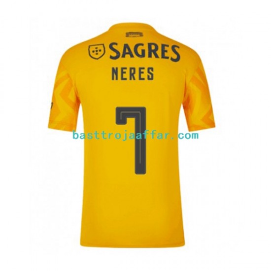 Benfica David Neres 7 Män Borta Fotbollströja 2022-2023 Kortärmad
