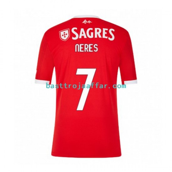 Benfica David Neres 7 Män Hemma Fotbollströja 2022-2023 Kortärmad