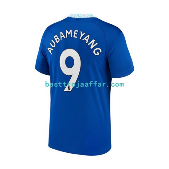 Chelsea Aubameyang 9 Män Hemma Fotbollströja 2022-2023 Kortärmad
