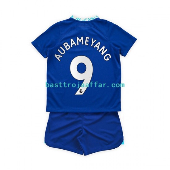 Chelsea Aubameyang 9 Barn Hemma Fotbollströja 2022-2023 Kortärmad