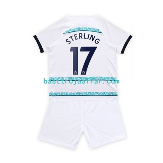 Chelsea Sterling 17 Barn Borta Fotbollströja 2022-2023 Kortärmad