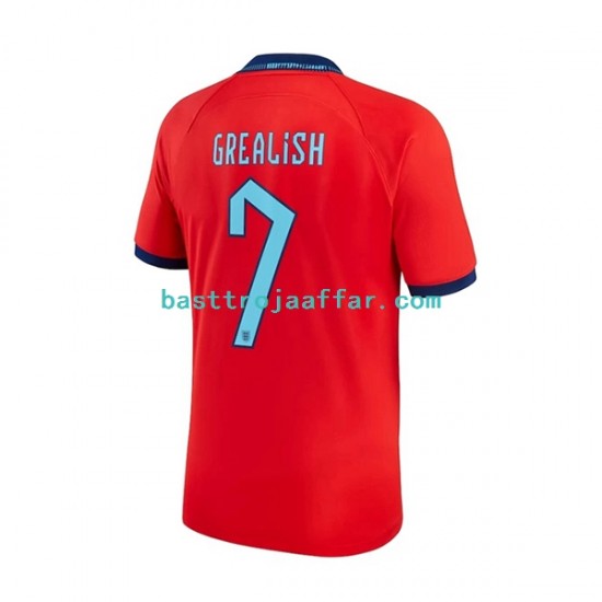 England Grealish 7 Män Borta Fotbollströja VM 2022 Kortärmad