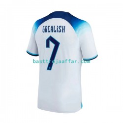 England Grealish 7 Män Hemma Fotbollströja VM 2022 Kortärmad England Grealish 7 Män Hemma Fotbollströja VM 2022 Kortärmad