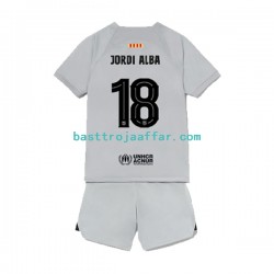 FC Barcelona Jordi Alba 18 Barn Tredje Fotbollströja 2022-2023 Kortärmad FC Barcelona Jordi Alba 18 Barn Tredje Fotbollströja 2022-2023 Kortärmad