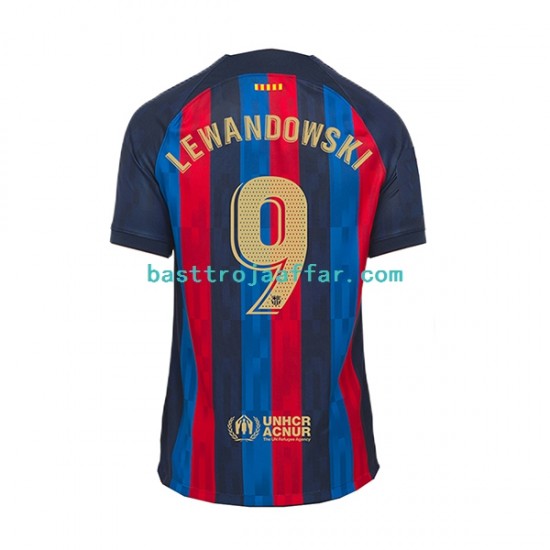FC Barcelona Lewandowski 9 Män Hemma Fotbollströja 2022-2023 Kortärmad