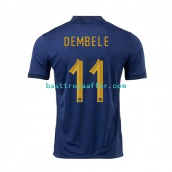 Frankrike Dembele 11 Män Hemma Fotbollströja VM 2022 Kortärmad Frankrike Dembele 11 Män Hemma Fotbollströja VM 2022 Kortärmad