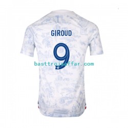 Frankrike Olivier Giroud 9 Män Borta Fotbollströja VM 2022 Kortärmad Frankrike Olivier Giroud 9 Män Borta Fotbollströja VM 2022 Kortärmad