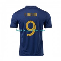 Frankrike Olivier Giroud 9 Män Hemma Fotbollströja VM 2022 Kortärmad Frankrike Olivier Giroud 9 Män Hemma Fotbollströja VM 2022 Kortärmad