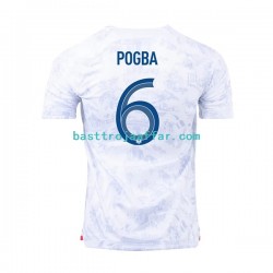 Frankrike Pogba 6 Män Borta Fotbollströja VM 2022 Kortärmad Frankrike Pogba 6 Män Borta Fotbollströja VM 2022 Kortärmad