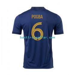 Frankrike Pogba 6 Män Hemma Fotbollströja VM 2022 Kortärmad Frankrike Pogba 6 Män Hemma Fotbollströja VM 2022 Kortärmad