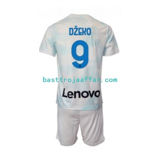 Inter Milan Edin Dzeko 9 Barn Borta Fotbollströja 2022-2023 Kortärmad