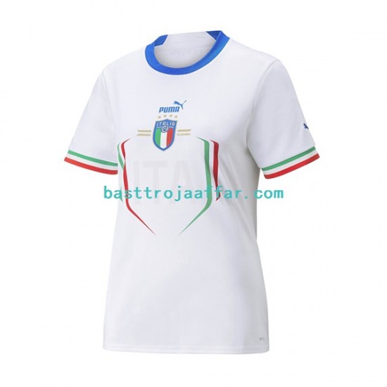 Italien Dam Borta Fotbollströja 2022-2023 Kortärmad