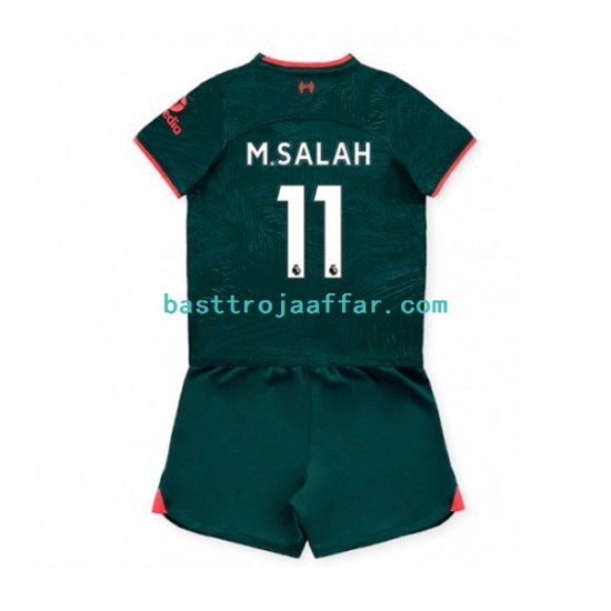 Liverpool M.Salah 11 Barn Tredje Fotbollströja 2022-2023 Kortärmad