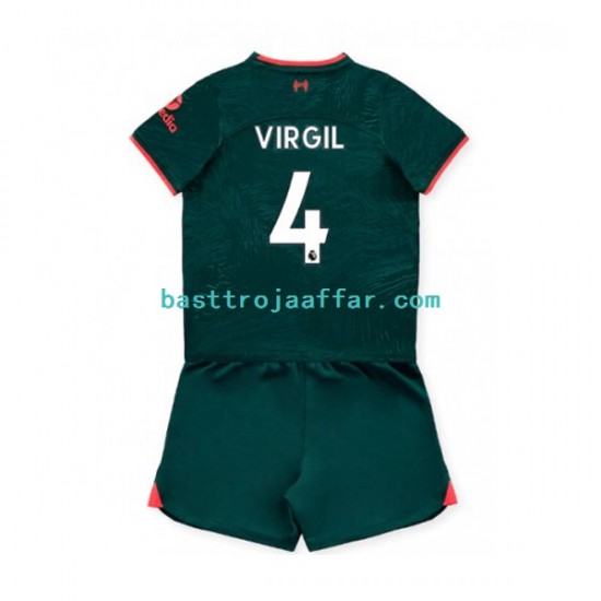 Liverpool Virgil van Dijk 4 Barn Tredje Fotbollströja 2022-2023 Kortärmad