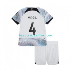 Liverpool Virgil van Dijk Barn Borta Fotbollströja 2022-2023 Kortärmad Liverpool Virgil van Dijk Barn Borta Fotbollströja 2022-2023 Kortärmad