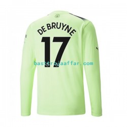 Manchester City De Bruyne 17 Män Tredje Fotbollströja 2022-2023 Långärmad Manchester City De Bruyne 17 Män Tredje Fotbollströja 2022-2023 Långärmad
