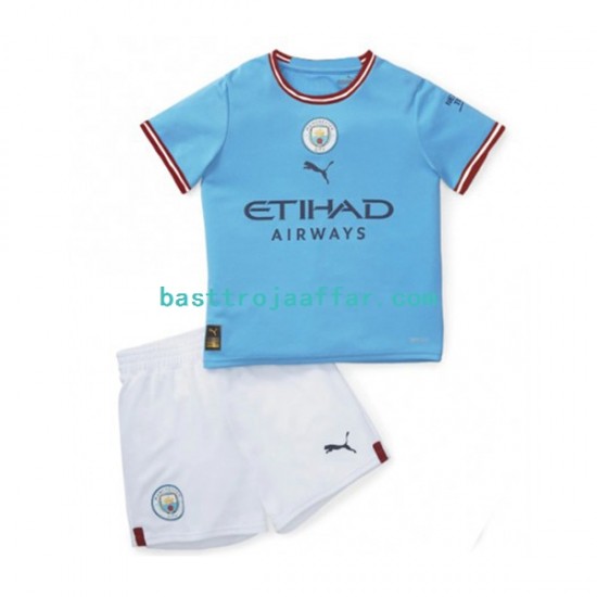 Manchester City Barn Hemma Fotbollströja 2022-2023 Kortärmad