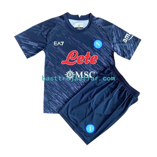 SSC Napoli Barn Tredje Fotbollströja 2022-2023 Kortärmad