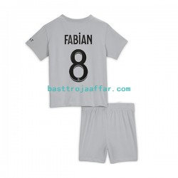 Paris Saint-Germain Fabian 8 Barn Borta Fotbollströja 2022-2023 Kortärmad