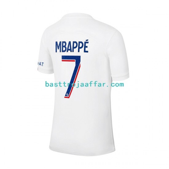 Paris Saint-Germain Mbappé 7 Män Tredje Fotbollströja 2022-2023 Kortärmad