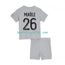 Paris Saint-Germain Mukiele 26 Barn Borta Fotbollströja 2022-2023 Kortärmad Paris Saint-Germain Mukiele 26 Barn Borta Fotbollströja 2022-2023 Kortärmad