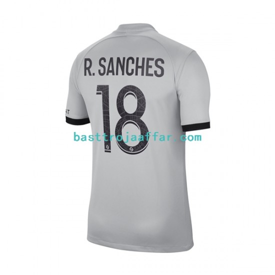 Paris Saint-Germain R.Sanches 18 Män Borta Fotbollströja 2022-2023 Kortärmad
