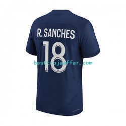 Paris Saint-Germain R.Sanches 18 Män Hemma Fotbollströja 2022-2023 Kortärmad