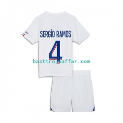 Paris Saint-Germain Sergio Ramos 4 Barn Tredje Fotbollströja 2022-2023 Kortärmad