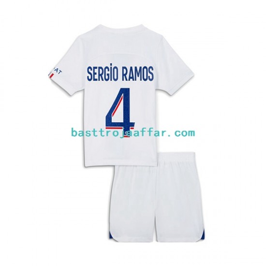 Paris Saint-Germain Sergio Ramos 4 Barn Tredje Fotbollströja 2022-2023 Kortärmad