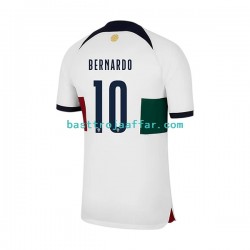 Portugal Bernardo 10 Män Borta Fotbollströja VM 2022 Kortärmad Portugal Bernardo 10 Män Borta Fotbollströja VM 2022 Kortärmad