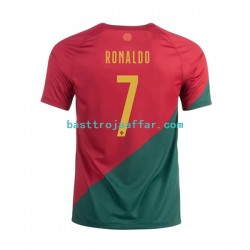 Portugal Ronaldo 7 Män Hemma Fotbollströja VM 2022 Kortärmad Portugal Ronaldo 7 Män Hemma Fotbollströja VM 2022 Kortärmad