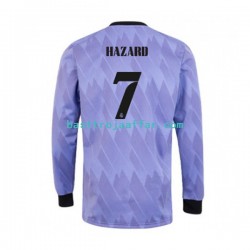 Real Madrid Eden Hazard 7 Män Borta Fotbollströja 2022-2023 Långärmad