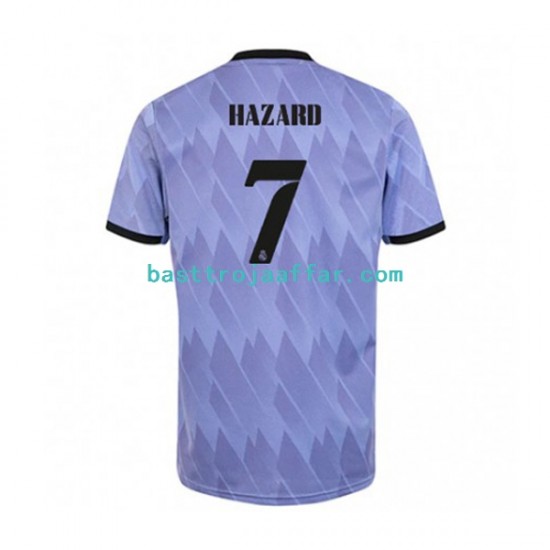 Real Madrid Eden Hazard 7 Män Borta Fotbollströja 2022-2023 Kortärmad