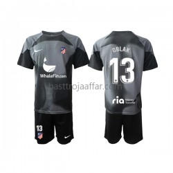 Atlético Madrid Jan Oblak 13 Målvakt Barn Borta Fotbollströja 2022-2023 Kortärmad Atlético Madrid Jan Oblak 13 Målvakt Barn Borta Fotbollströja 2022-2023 Kortärmad