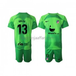 Atlético Madrid Jan Oblak 13 Målvakt Barn Hemma Fotbollströja 2022-2023 Kortärmad Atlético Madrid Jan Oblak 13 Målvakt Barn Hemma Fotbollströja 2022-2023 Kortärmad