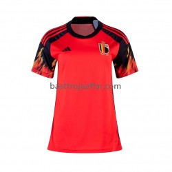 Belgien Dam Hemma Fotbollströja VM 2022 Kortärmad Belgien Dam Hemma Fotbollströja VM 2022 Kortärmad