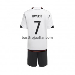 Tyskland Havertz 7 Barn Hemma Fotbollströja VM 2022 Kortärmad Tyskland Havertz 7 Barn Hemma Fotbollströja VM 2022 Kortärmad