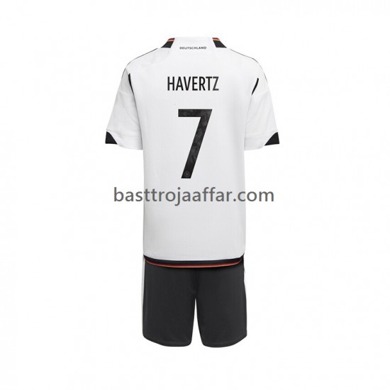 Tyskland Havertz 7 Barn Hemma Fotbollströja VM 2022 Kortärmad