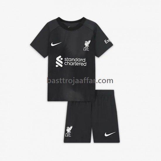 Liverpool Målvakt Barn Borta Fotbollströja 2022-2023 Kortärmad
