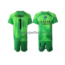 Paris Saint-Germain Keylor Navas 1 Målvakt Barn Hemma Fotbollströja 2022-2023 Kortärmad Paris Saint-Germain Keylor Navas 1 Målvakt Barn Hemma Fotbollströja 2022-2023 Kortärmad