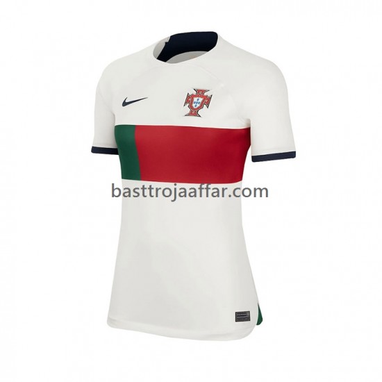 Portugal Dam Borta Fotbollströja VM 2022 Kortärmad