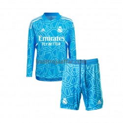 Real Madrid Målvakt Barn Hemma Fotbollströja 2022-2023 Långärmad Real Madrid Målvakt Barn Hemma Fotbollströja 2022-2023 Långärmad