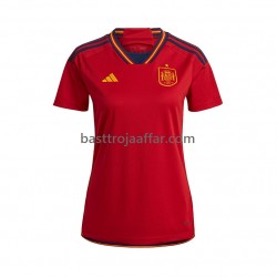 Spanien Dam Hemma Fotbollströja VM 2022 Kortärmad Spanien Dam Hemma Fotbollströja VM 2022 Kortärmad