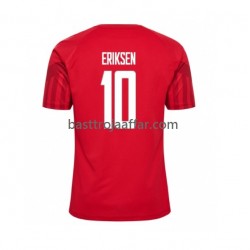 Danmark Christian Eriksen 10 Män Hemma Fotbollströja VM 2022 Kortärmad Danmark Christian Eriksen 10 Män Hemma Fotbollströja VM 2022 Kortärmad