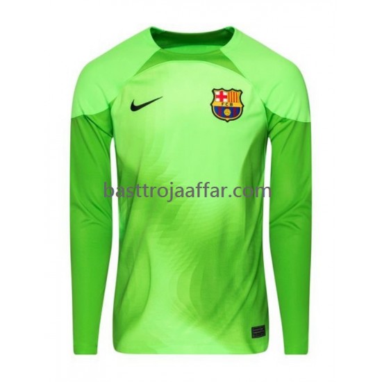 FC Barcelona Målvakt Män Hemma Fotbollströja 2022-2023 Långärmad