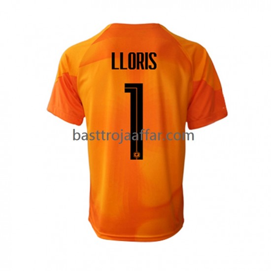 Frankrike Hugo Lloris 1 Målvakt Män Borta Fotbollströja VM 2022 Kortärmad