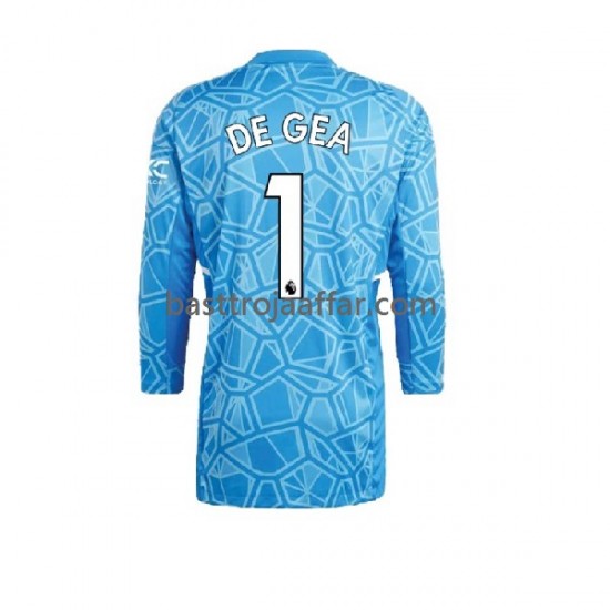 Manchester United DE GEA 1 Målvakt Män Hemma Fotbollströja 2022-2023 Långärmad