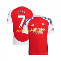 Arsenal Bukayo Saka 7 Män Hemma Fotbollströja 2024-2025 Kortärmad