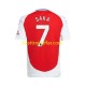 Arsenal Bukayo Saka 7 Män Hemma Fotbollströja 2024-2025 Kortärmad